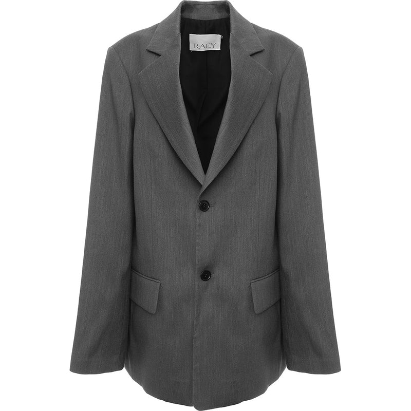 RAEY Womens Sb Slubby Jacket in Grey