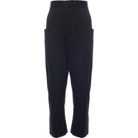 RAEY Womens Patch Pocket Trousers in Navy