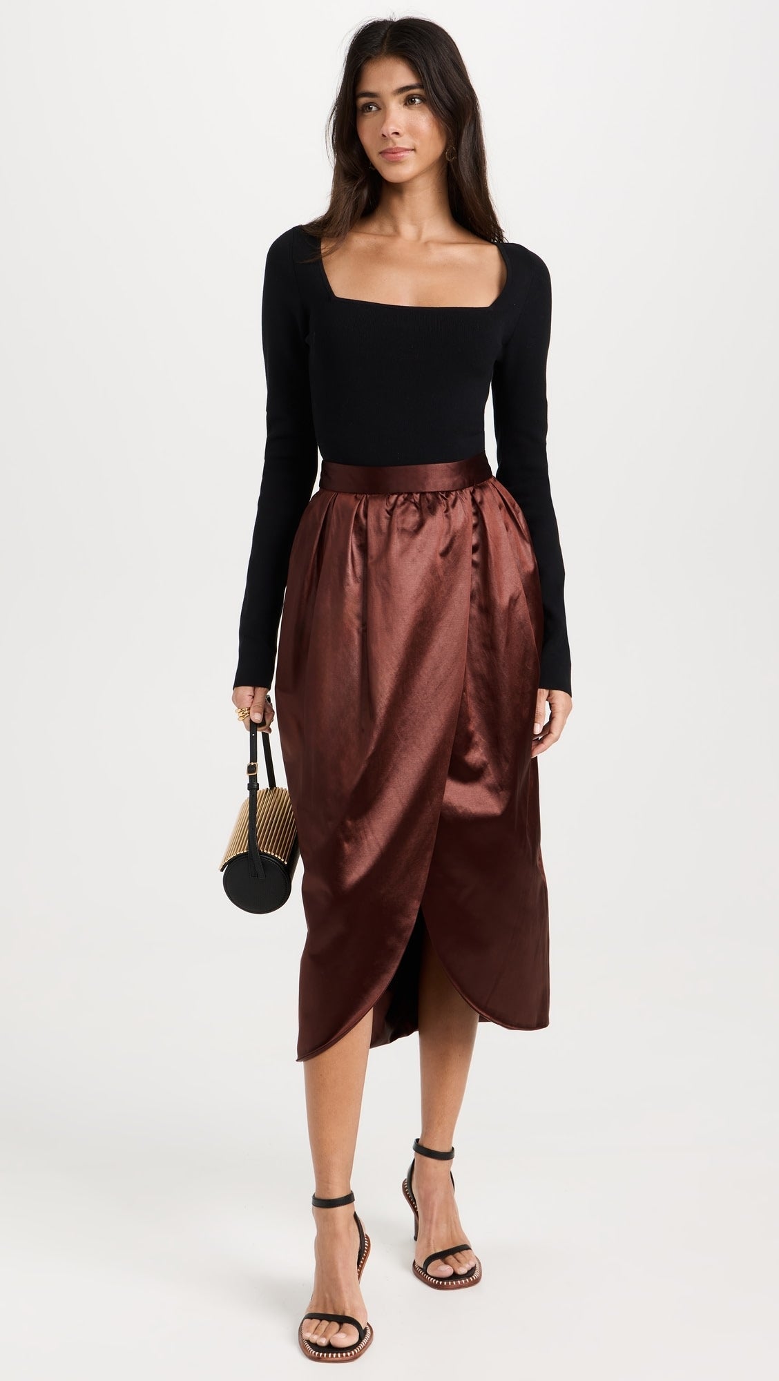 Womens Ulla Johnson Midi Skirts In Burgundy