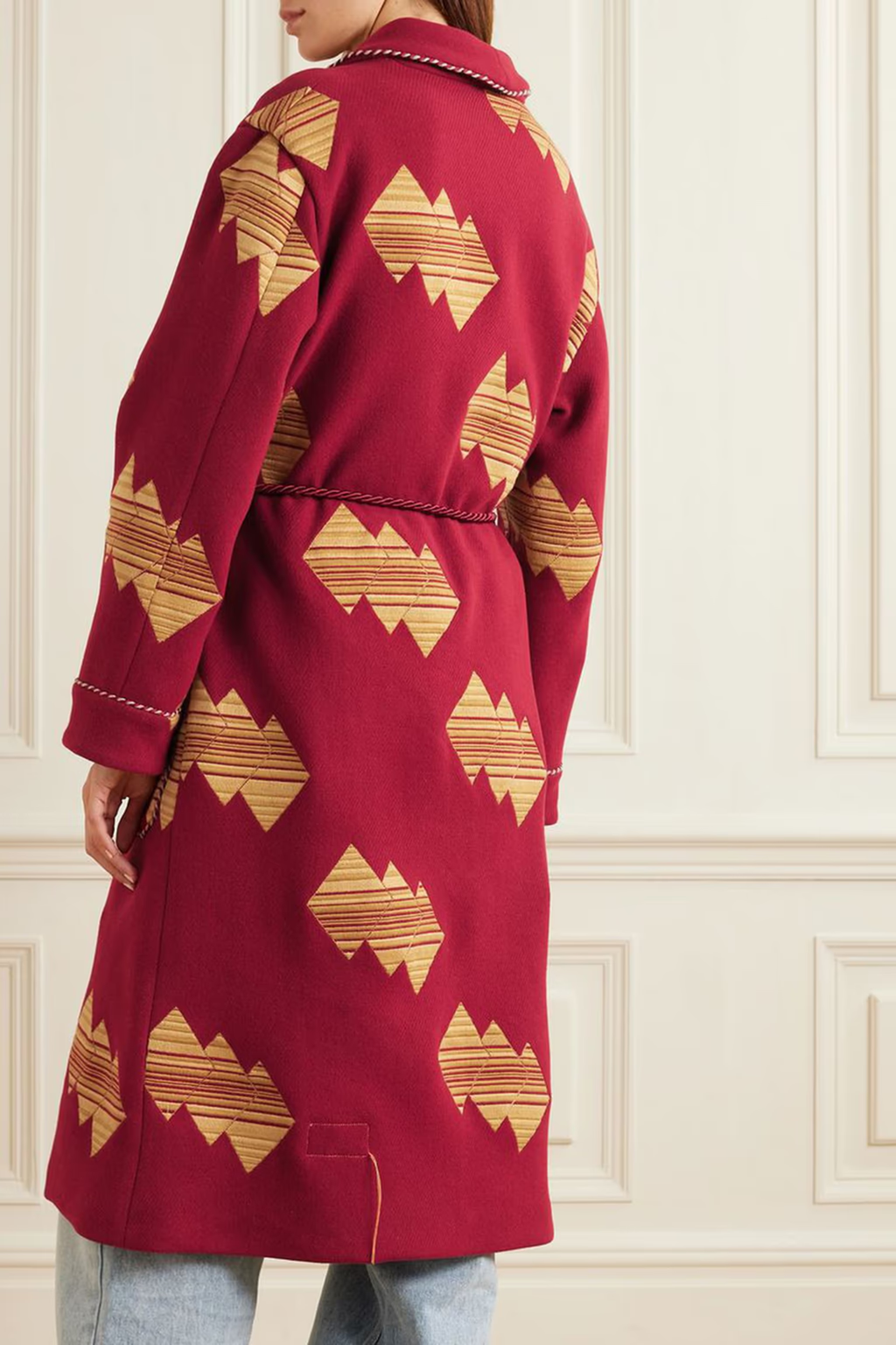 Womens Fortela Heavy Cardigans In Red