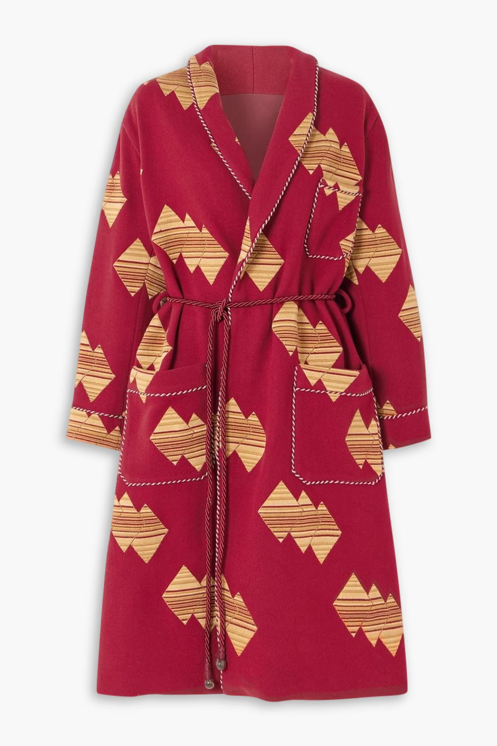 Womens Fortela Heavy Cardigans In Red
