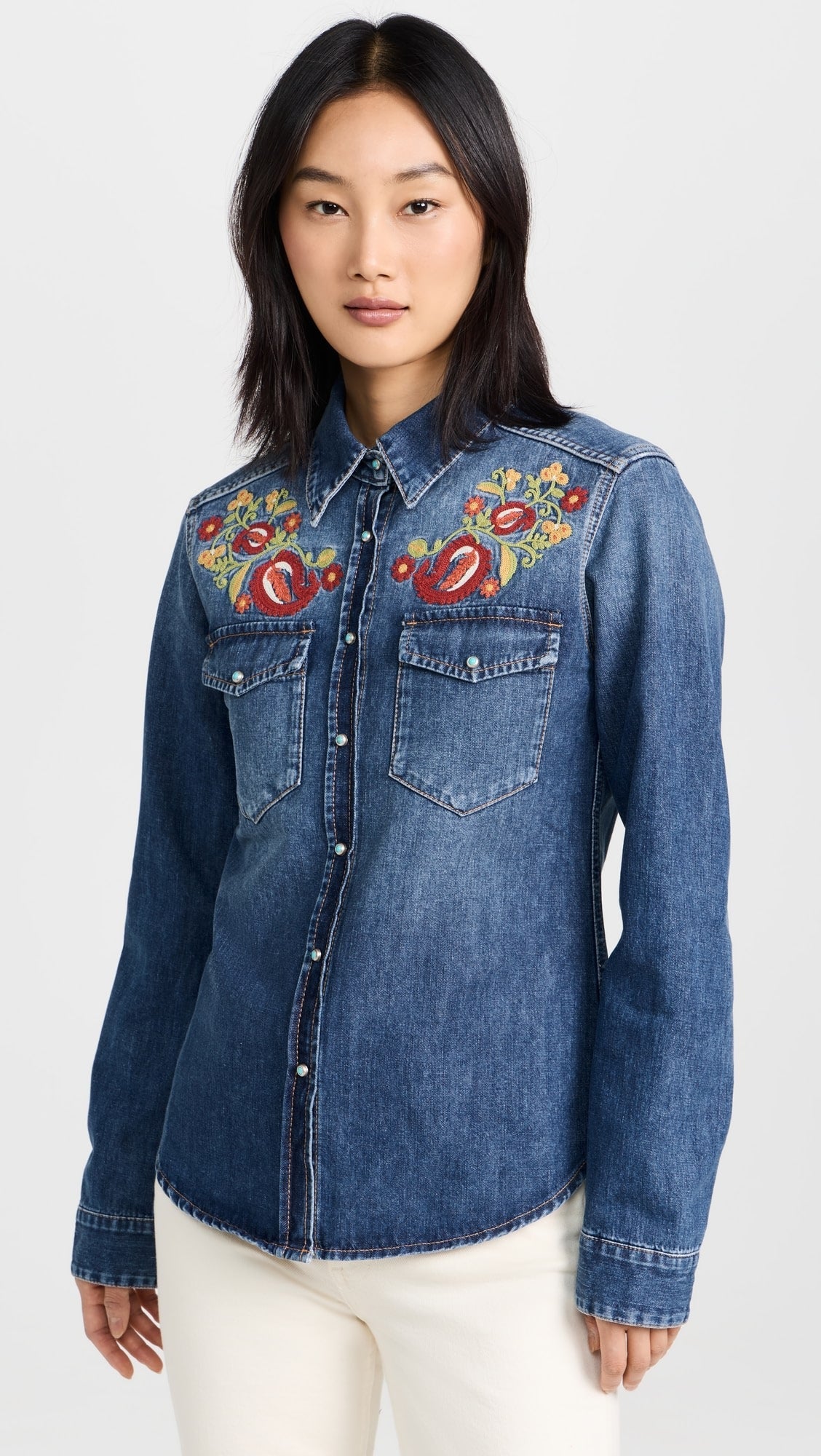 Womens Fortela Casual Shirts In Blue
