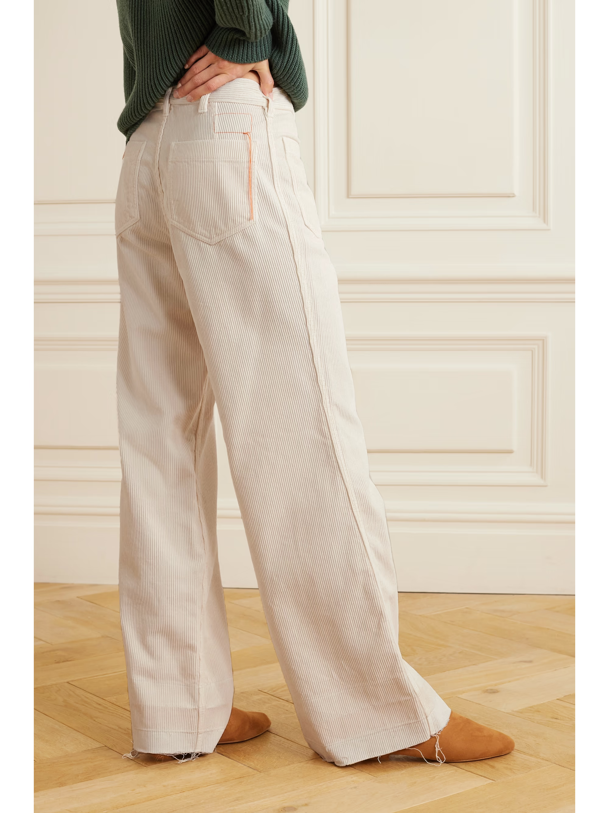 Womens Fortela Straight Leg In Cream