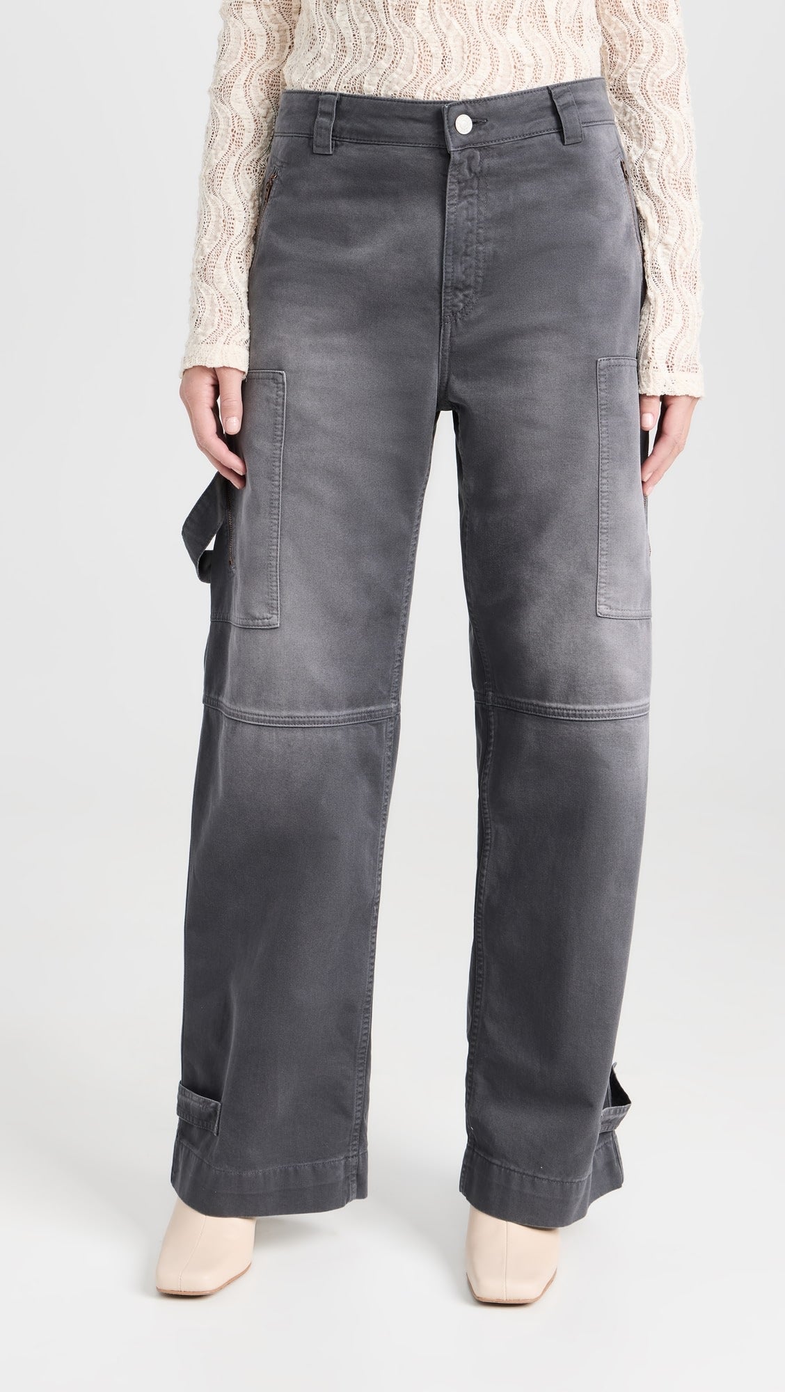 Womens Fortela Relaxed Trousers In Dark Grey