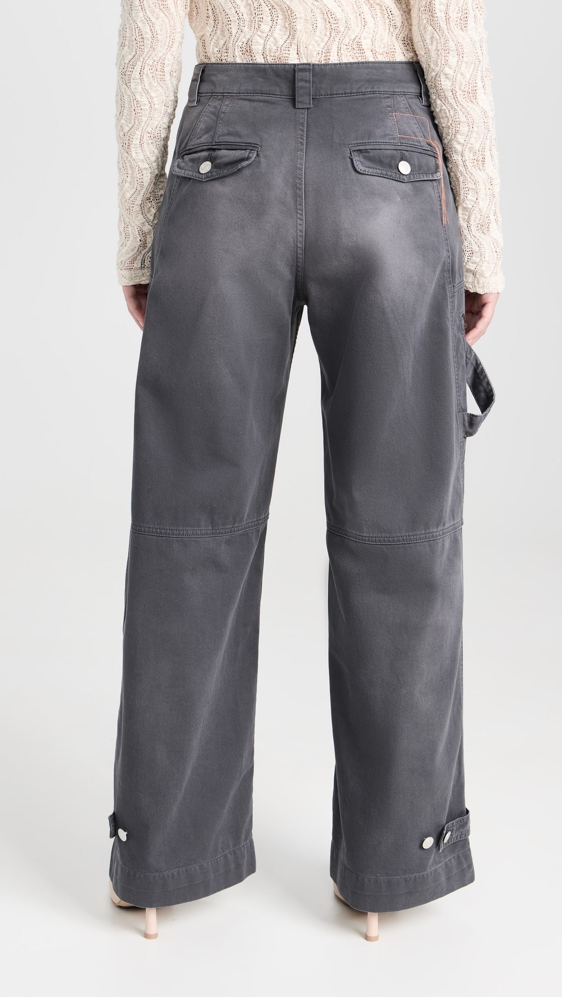 Womens Fortela Relaxed Trousers In Dark Grey
