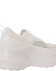 Comme Des Garcons Cd Womens Salomon Slip On Platform in White