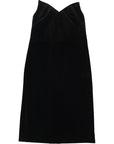 Loewe Womens Cotton Blend Bustier S/Less Midi Dress in Black