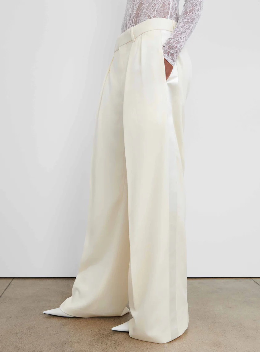 Womens Wardrobe.Nyc Tailored Trousers In Off White