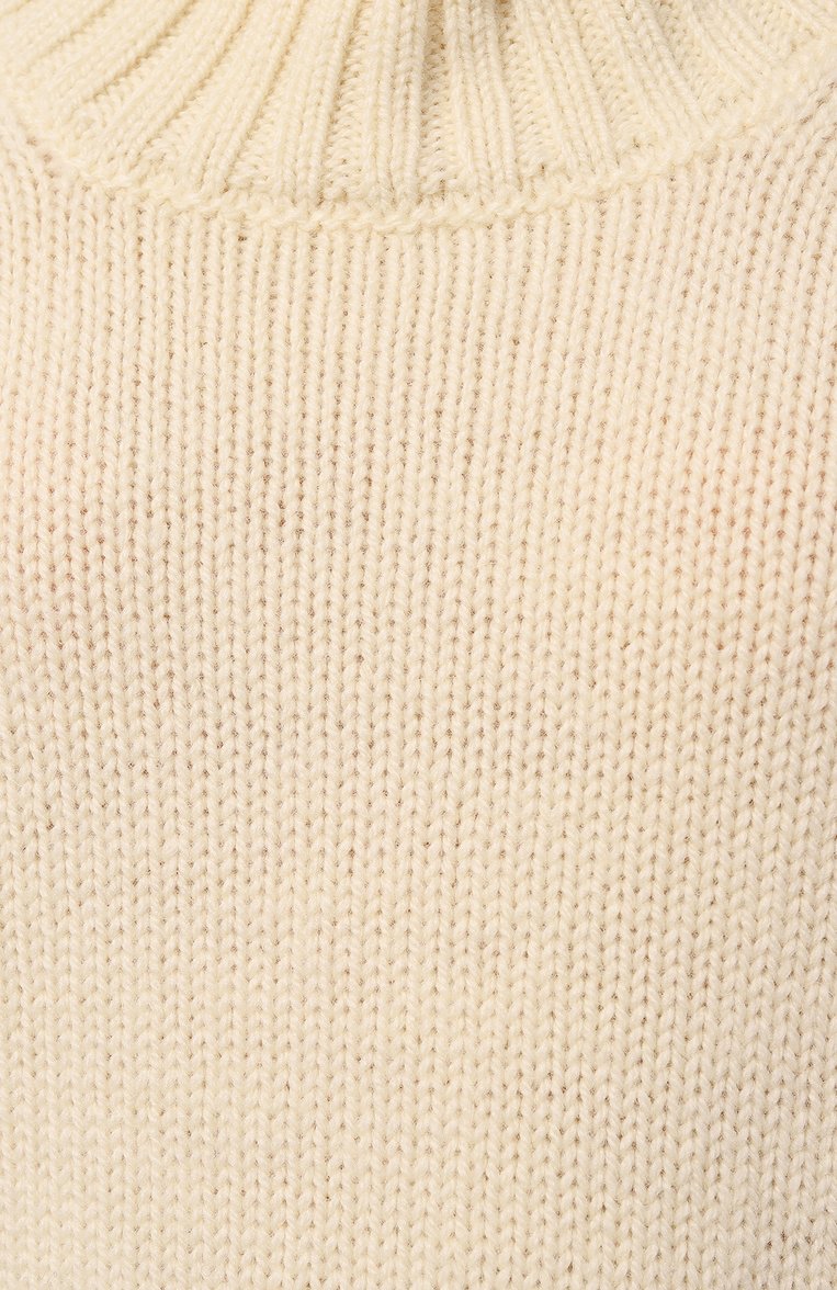Womens Rohe Heavy Roll Necks In White