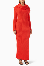 Womens A.W.A.K.E. Knitted Dresses In Red