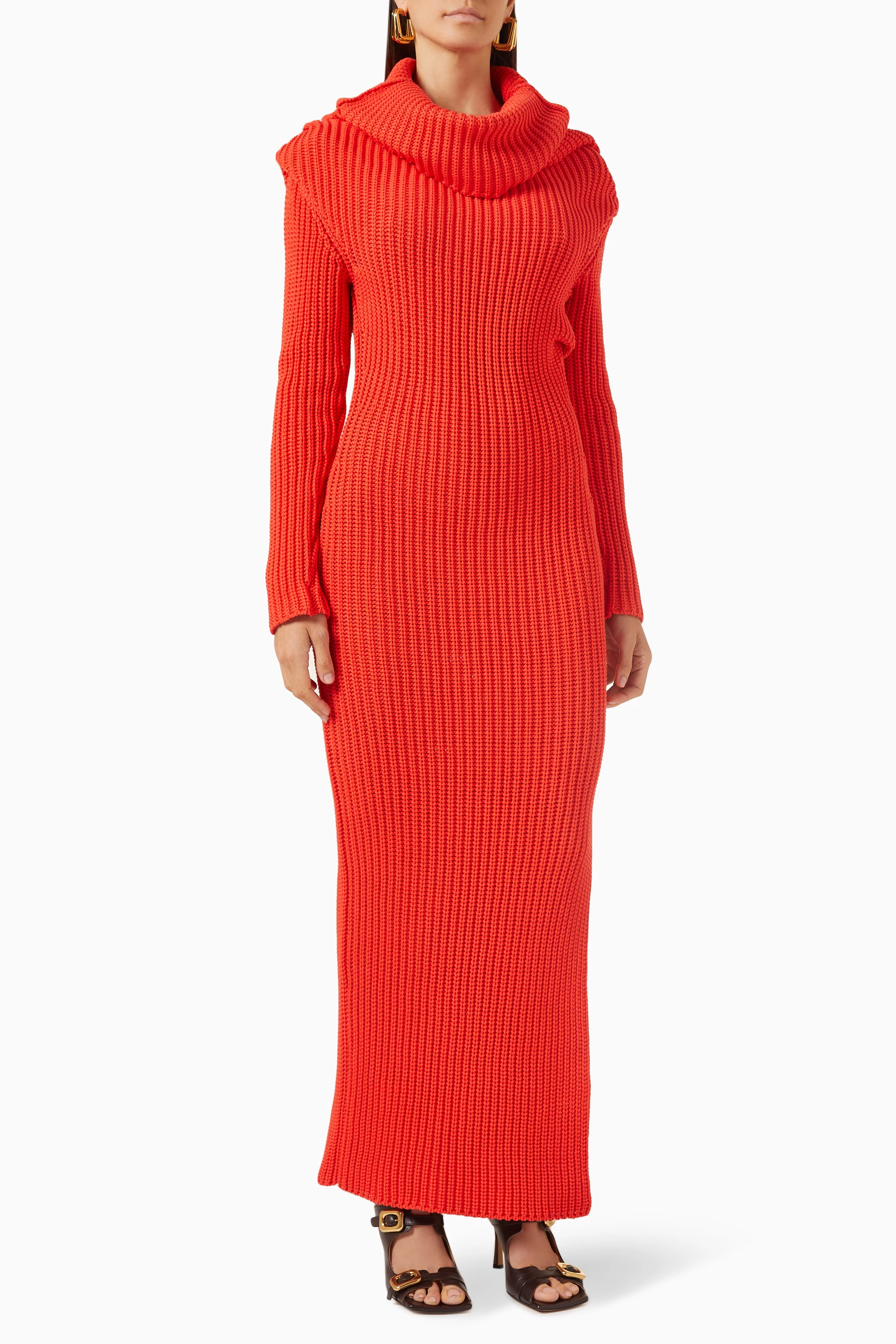 Womens A.W.A.K.E. Knitted Dresses In Red