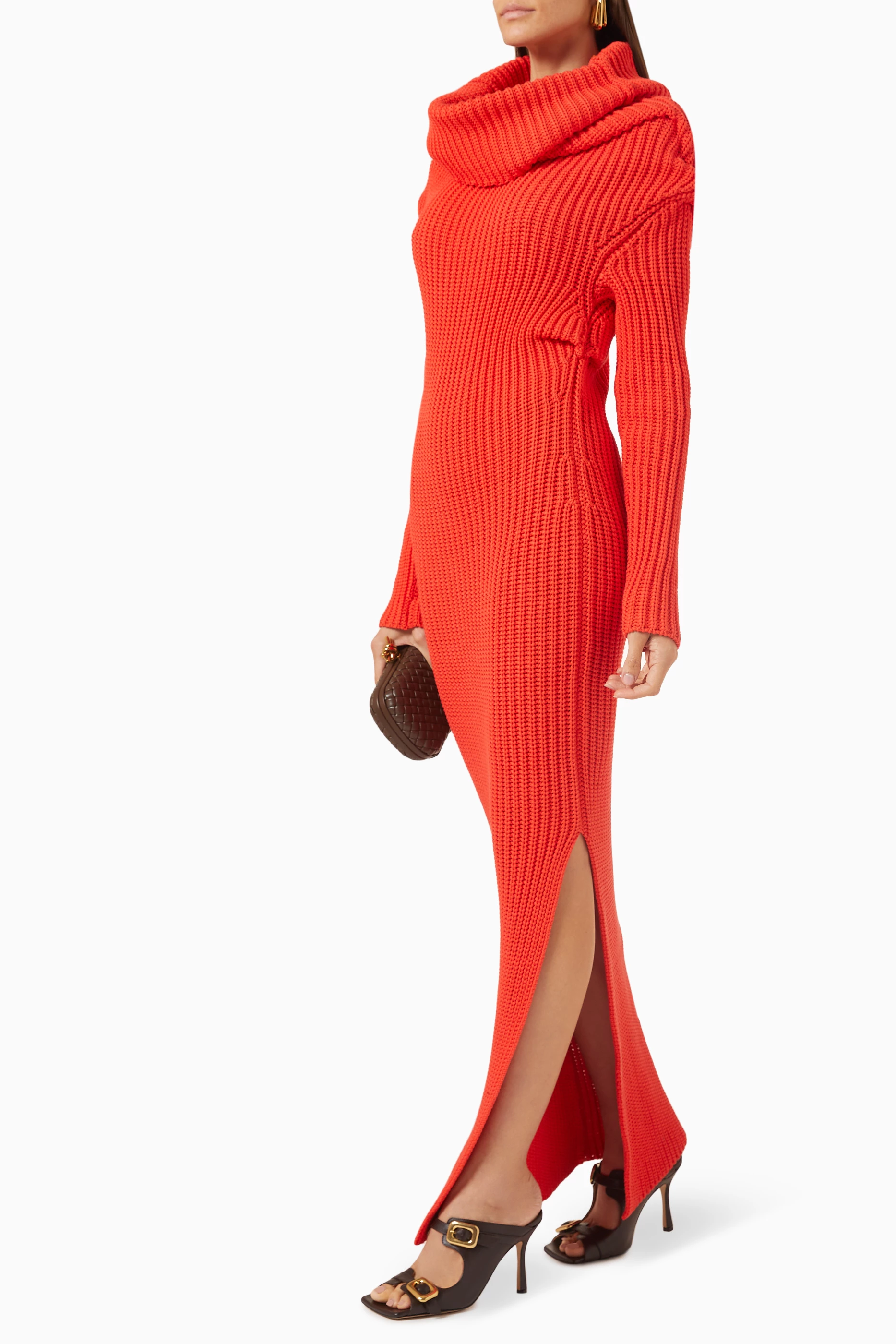 Womens A.W.A.K.E. Knitted Dresses In Red