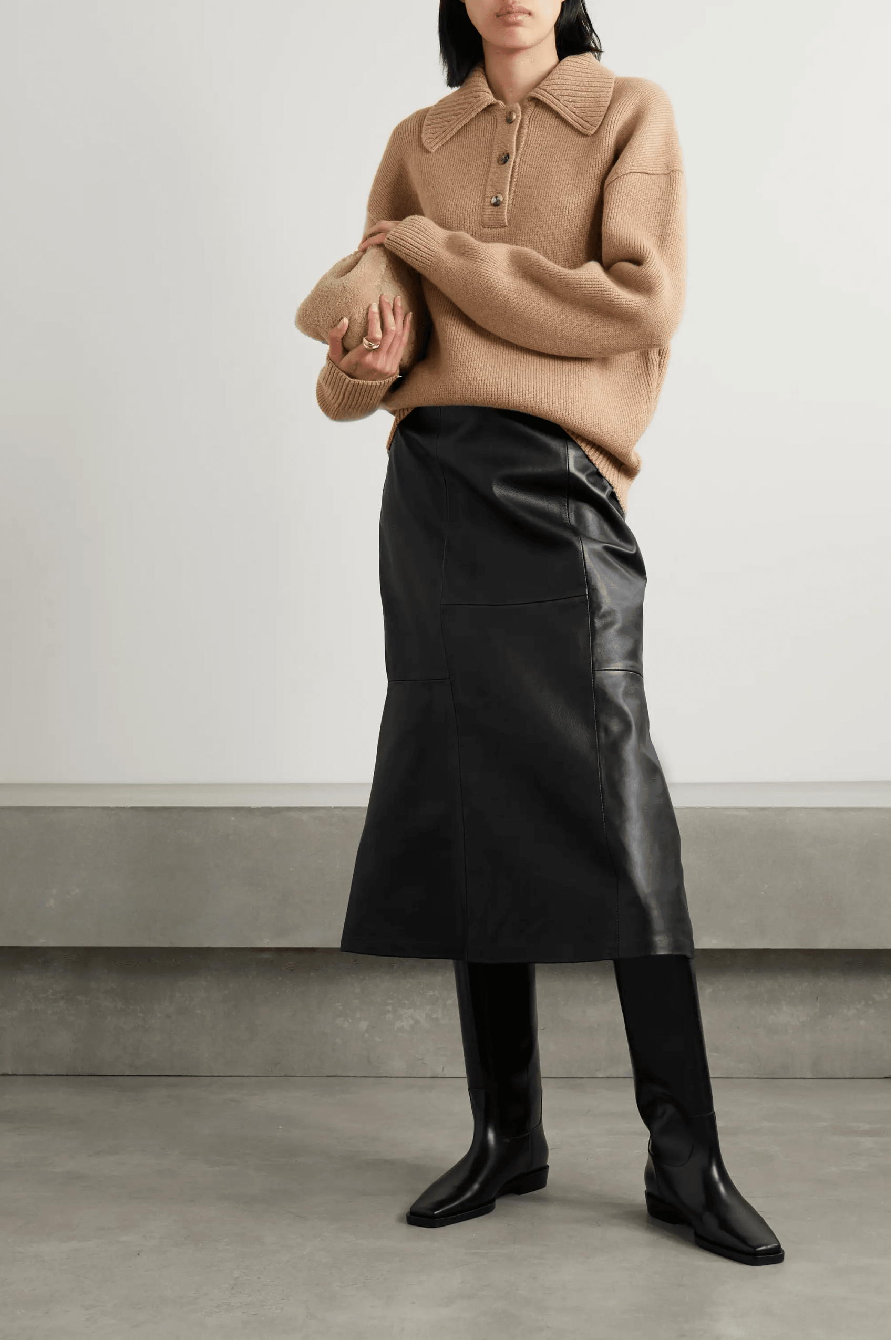 Womens Cefinn Leather Skirts