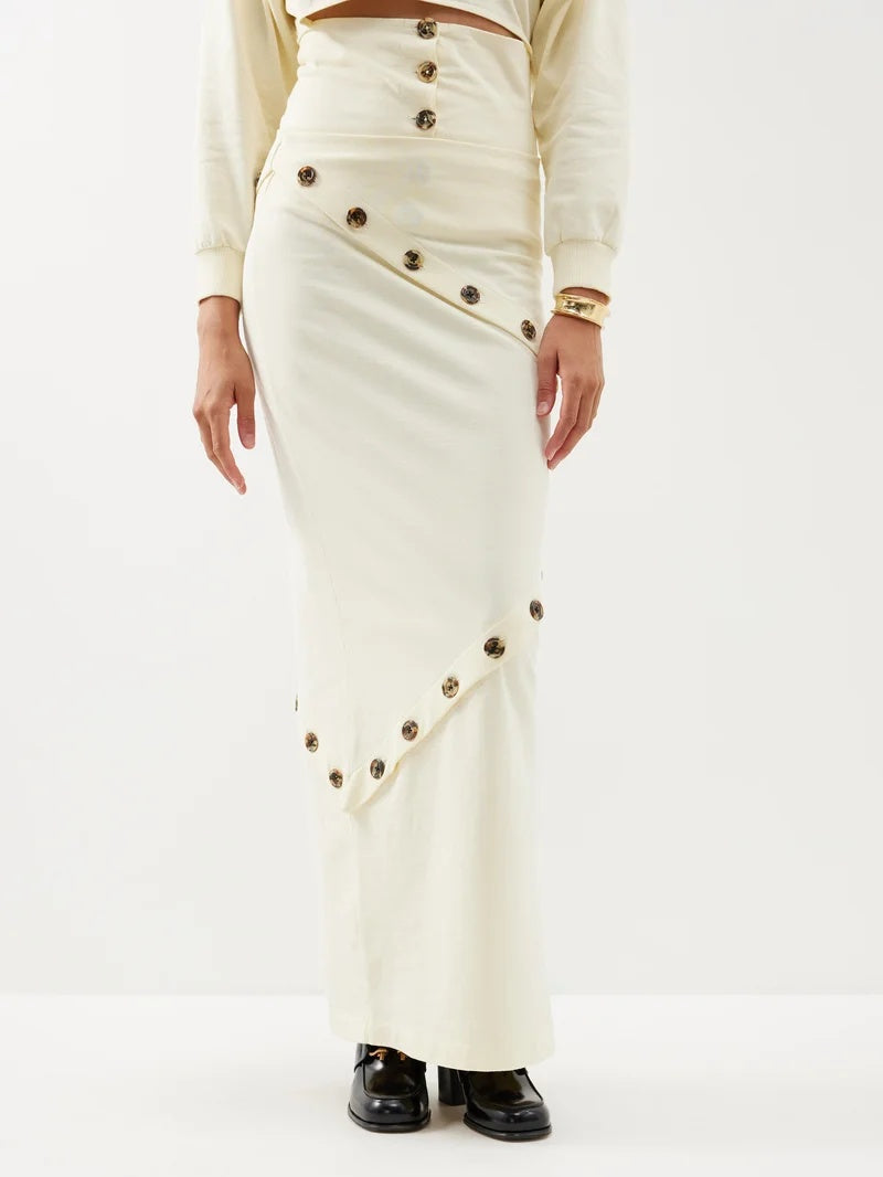 Womens A.W.A.K.E. Long Skirts In Ivory