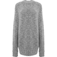 RAEY Womens Boucle Raglan Jumper in Grey