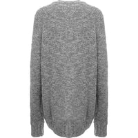 RAEY Womens Boucle Raglan Jumper in Grey