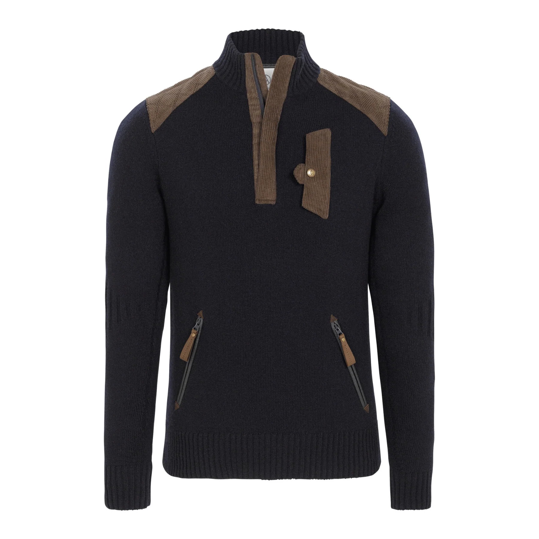 Mens Alps & Meters Knitwear In Navy