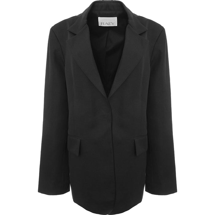 RAEY Womens Relaxed Suit Jacket in Black