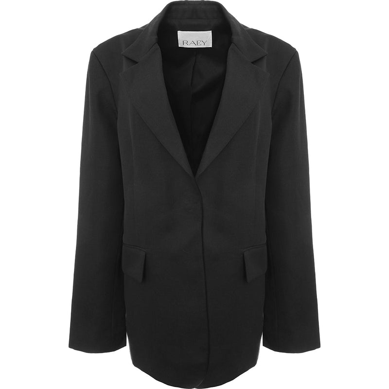 RAEY Womens Relaxed Suit Jacket in Black