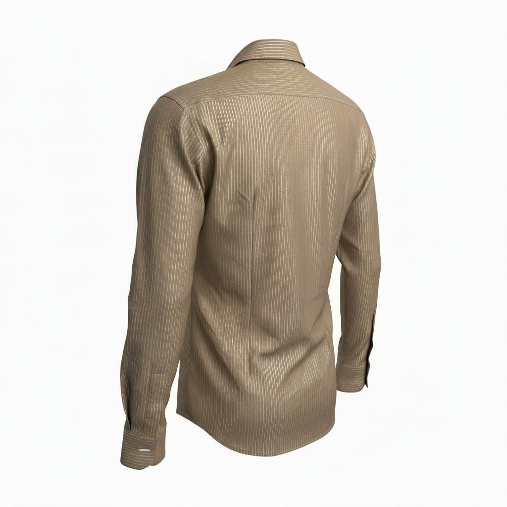 Mens Tiger Of Sweden Long Sleeve Casual In  Brown Multi