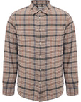 Nn.07 Mens New Arne Cotton Checkered Long Sleeve Shirt