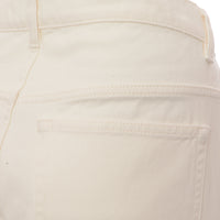 RAEY Womens Organic Dad Jean 31" in White