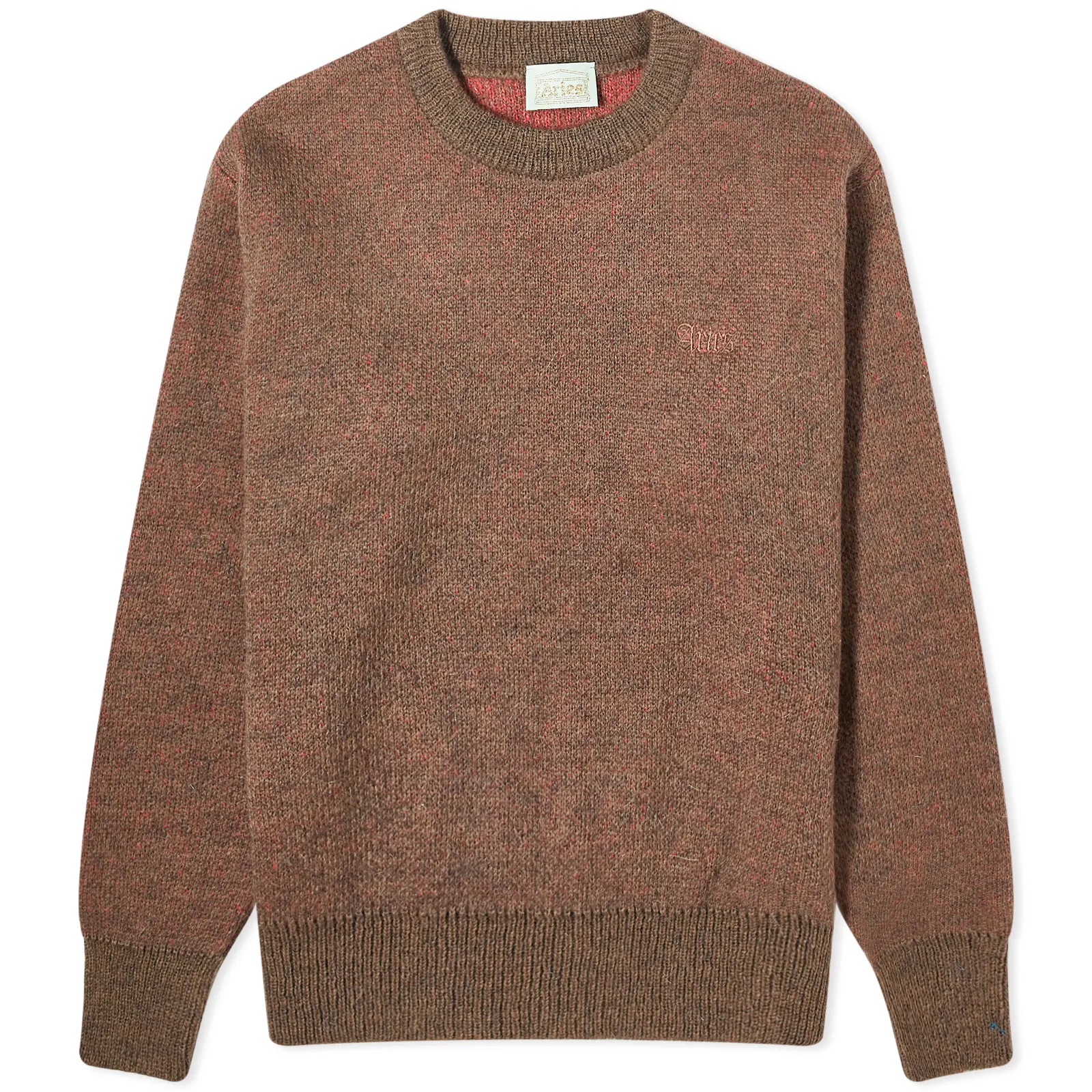 Mens Aries Crew Necks In Pink