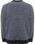 Oliver Spencer Mens Reversible Organic Cotton Sweatshirt in Navy