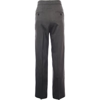 RAEY Womens Tapered Leg Slubby Trousers in Grey