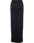 RAEY Womens Dream Fluid Maxi Pencil Skirt in Black