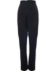 RAEY Womens Dream Fluid Straight Leg Trousers in Black