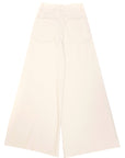 RAEY Womens Organic Cotton "Loon" Flared Jean in White