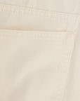 RAEY Womens Organic Cotton "Loon" Flared Jean in White