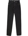 RAEY Womens Organic Cotton Maka Skinny Jean in Black