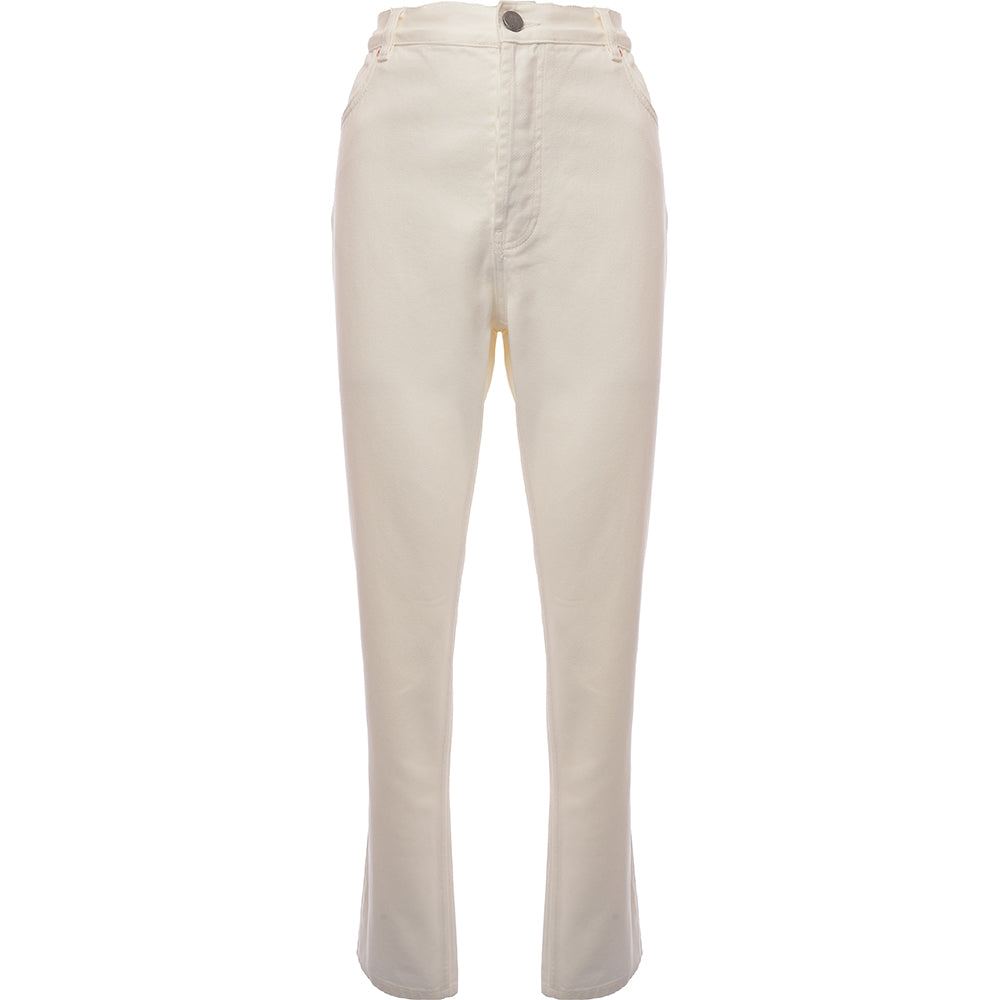 RAEY Womens Organic Cotton Maka Skinny Jean in White