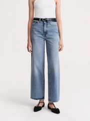 Womens Toteme Flared Jeans In Blue