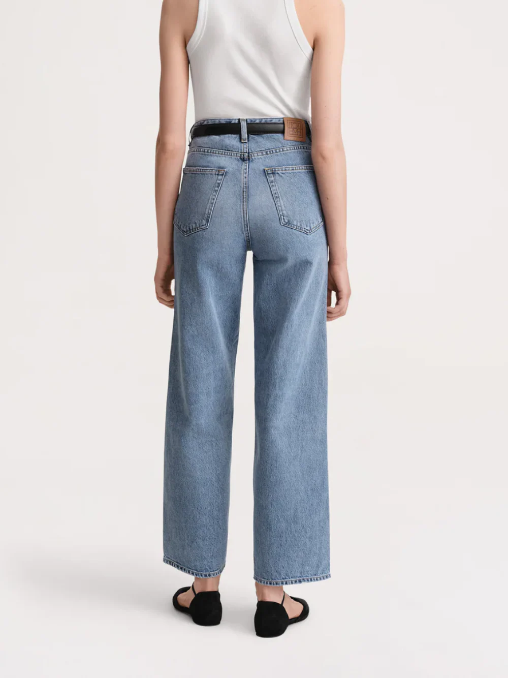 Womens Toteme Flared Jeans In Blue