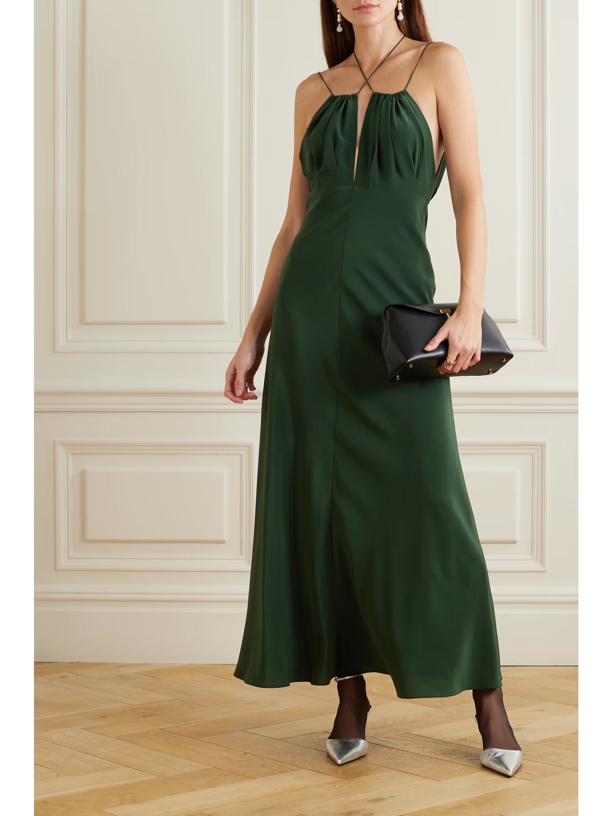 Womens Toteme Occasion Dress In Green