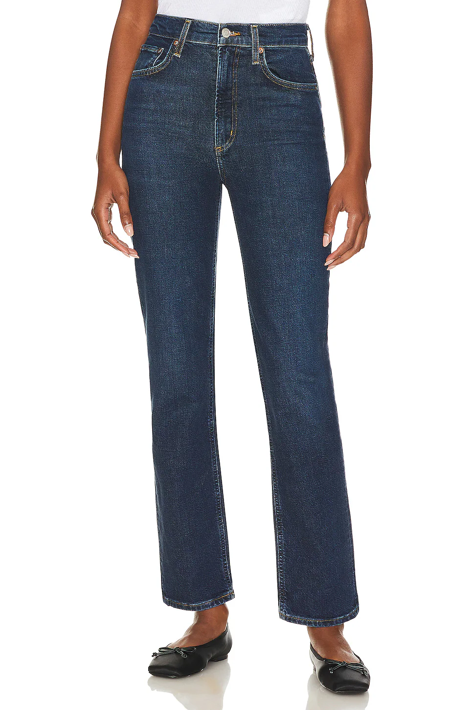 Womens Agolde Skinny Jeans In Blue