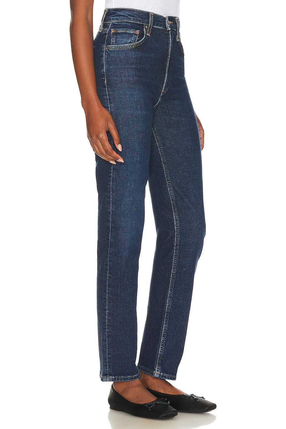 Womens Agolde Skinny Jeans In Blue