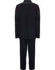 Jil Sander Mens Satin Notch Lapel Tuxedo in Black