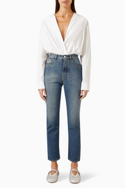 Womens Alaia Bodies In White