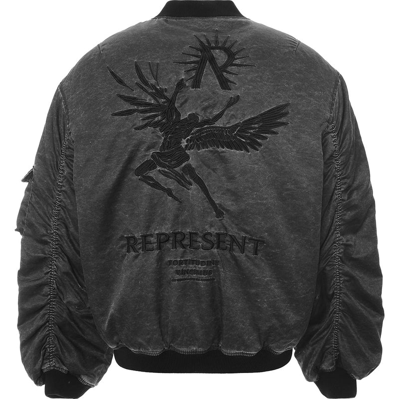 Represent Men's Horizons Classic Flight Bomber Coat