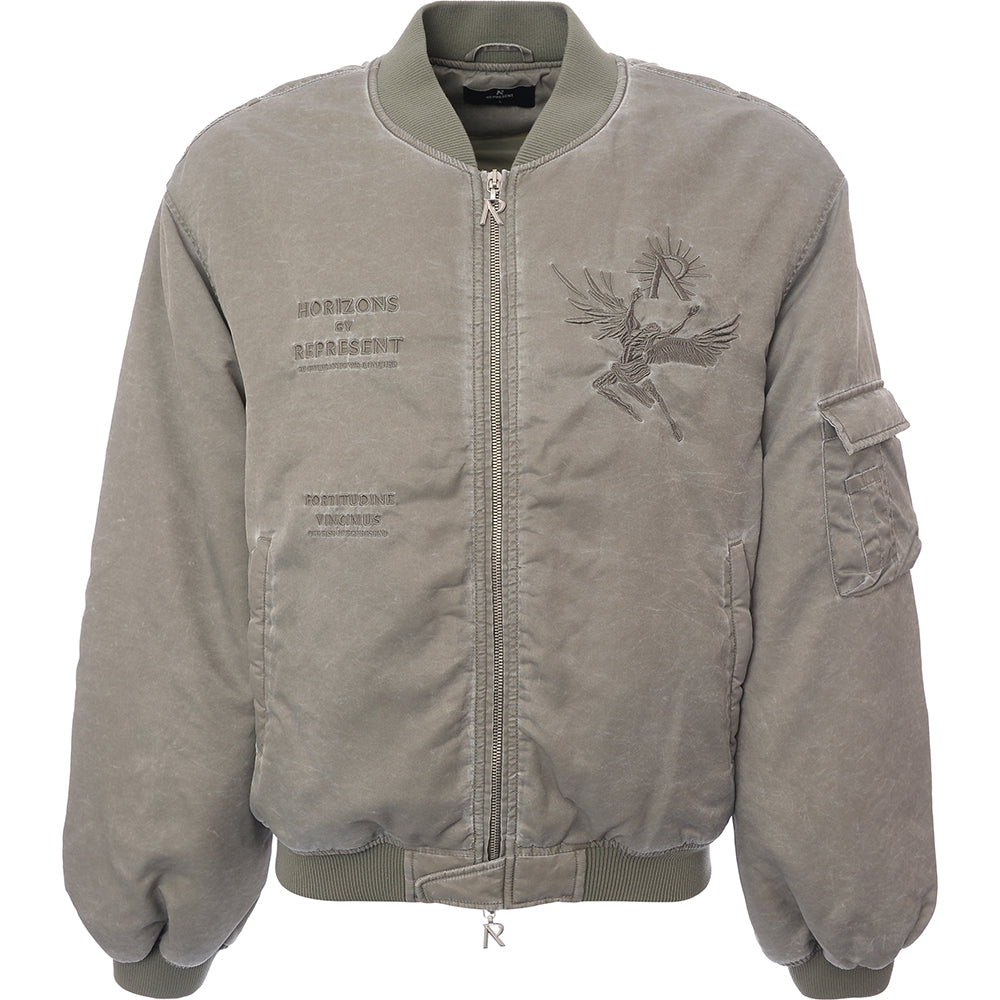 Represent Men's Horizons Classic Flight Bomber Coat