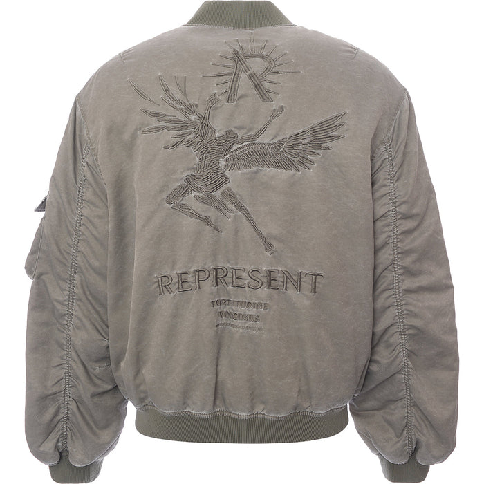 Represent Men's Horizons Classic Flight Bomber Coat