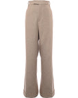 Brunello Cucinelli Womens Wool Alpaca Herringbone Wl Tailored Trousers in Camel