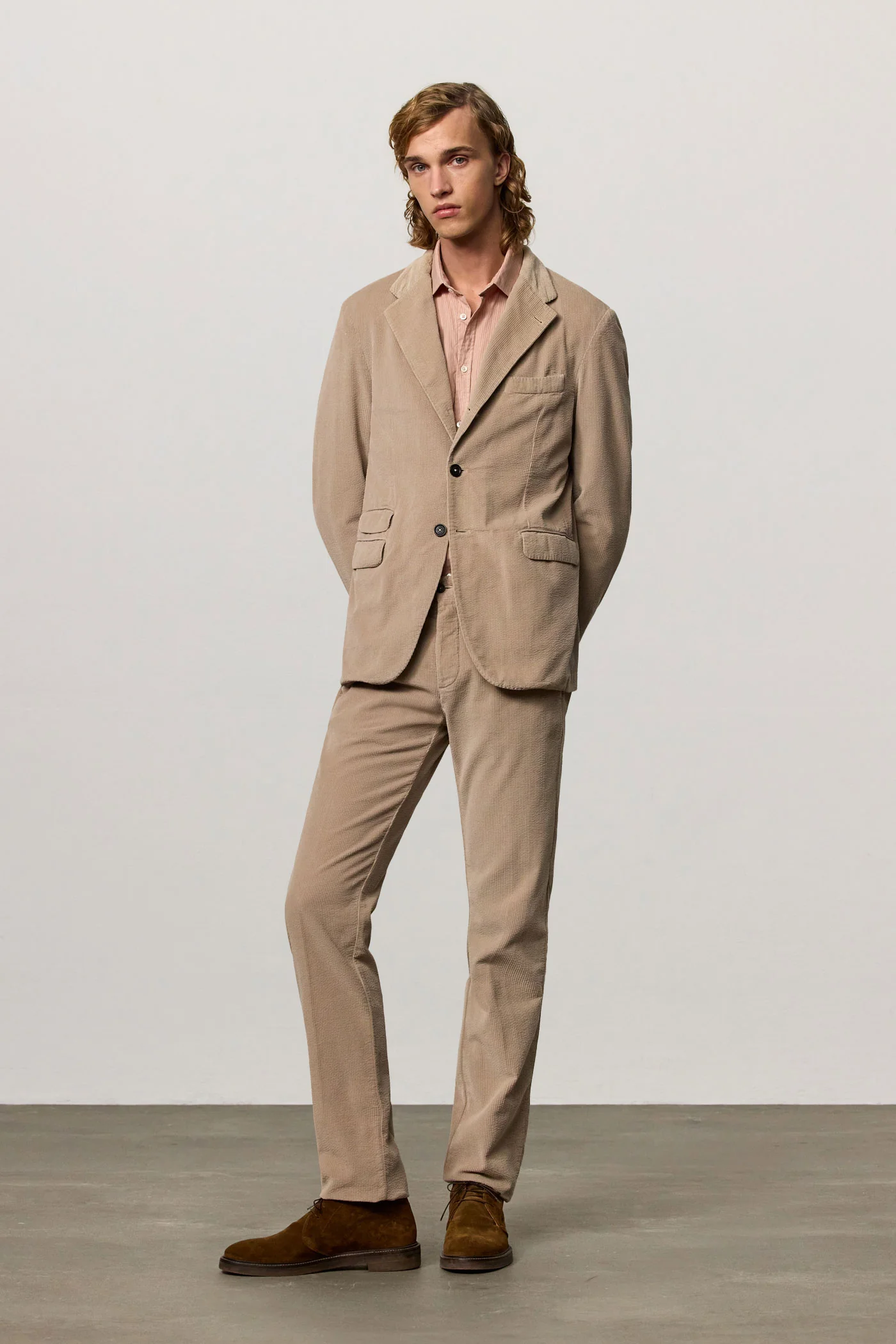 Mens Massimo Alba Suits In Brown