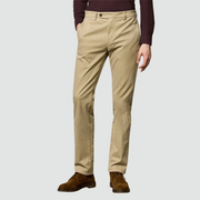 Mens Massimo Alba Casual Trousers In Beige