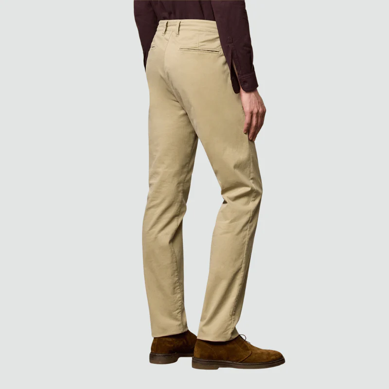 Mens Massimo Alba Casual Trousers In Beige