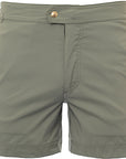 Tom Ford Mens Micro Compact Poplin Solid Swimshorts in Green